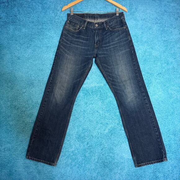 Levi's Other - Levis 514 Jeans W30 L30 Mens Dark Blue Straight Fit Vintage Denim Fits 30x29